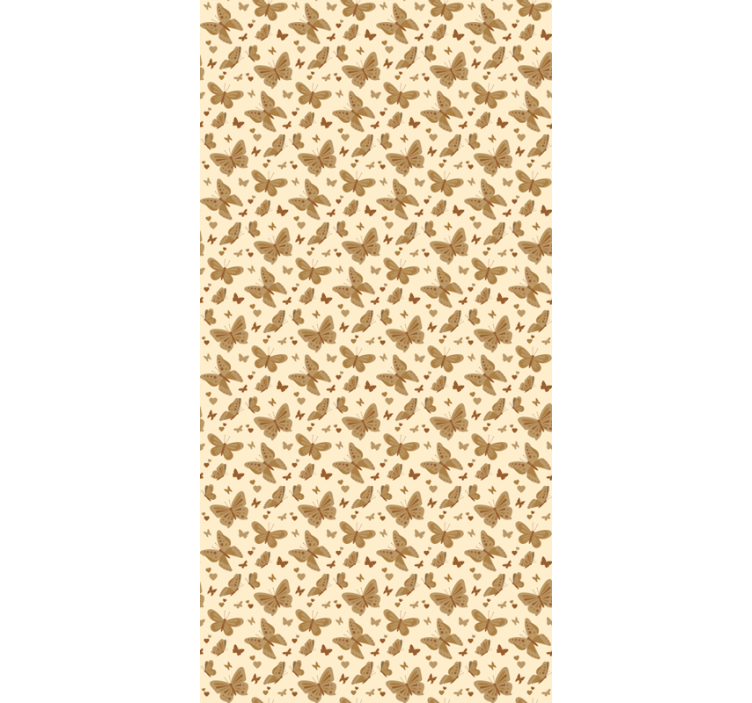 Beige tones Butterfly blind - TenStickers