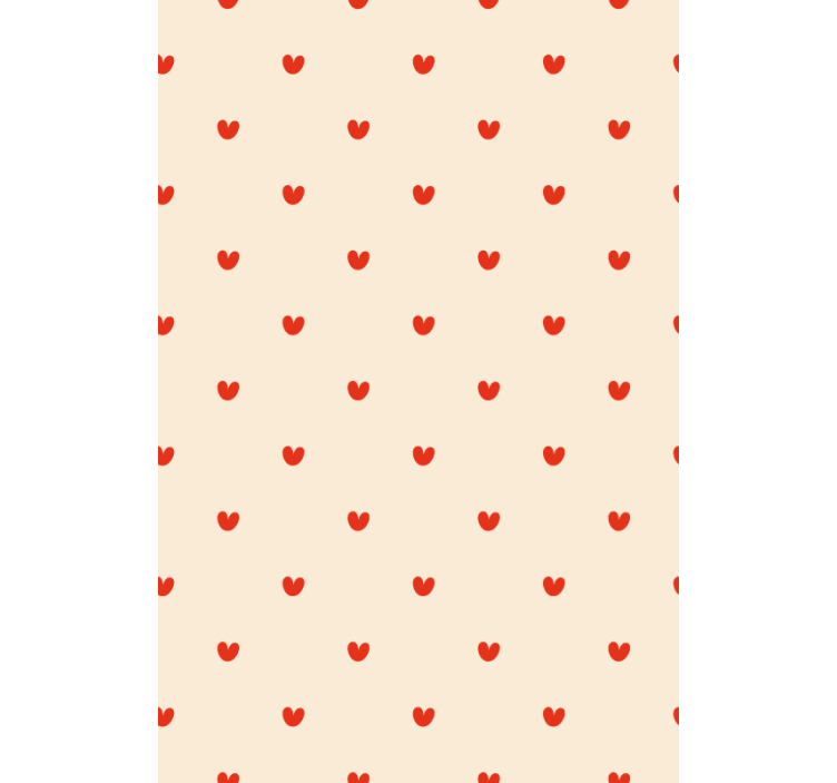 Heart Pattern Simplicity romantic roller blind - TenStickers