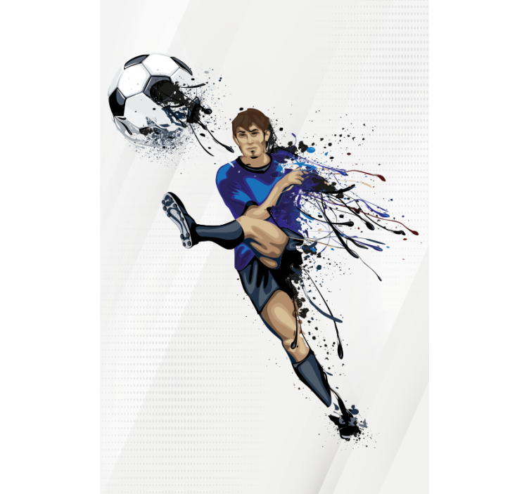 Action Kick sports roller blind - TenStickers