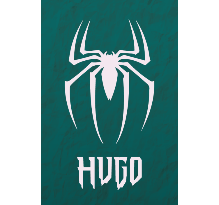 Hero of spider Geek personalised roller blind - TenStickers