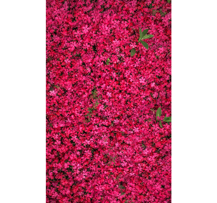 Pink flowers unique pattern Living room blind - TenStickers