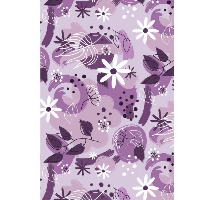 Different purple Flower blind - TenStickers