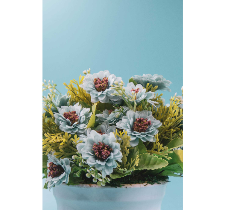 Succulent Arrangement flowers and plants roller blind - TenStickers