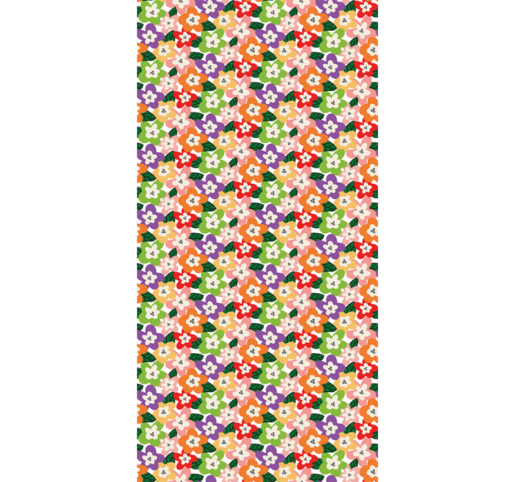 Blooming arrangement flowers and plants roller blind - TenStickers