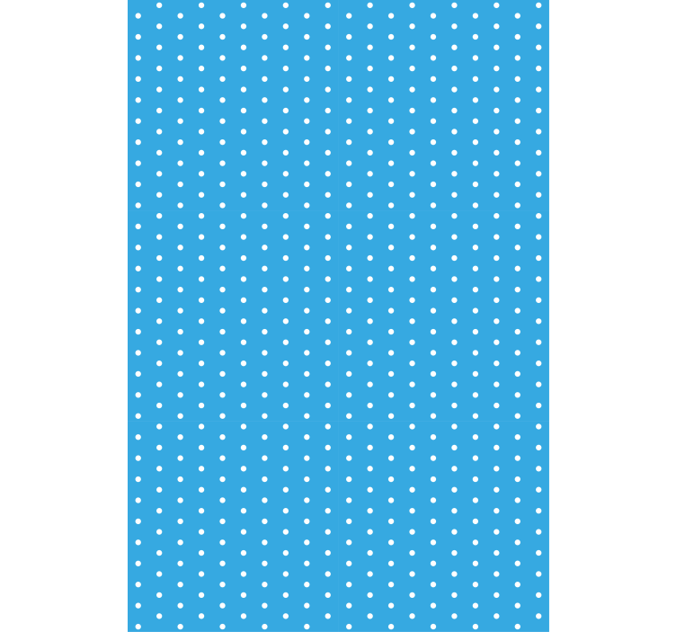 Polka Dot Theme blue roller blind - TenStickers