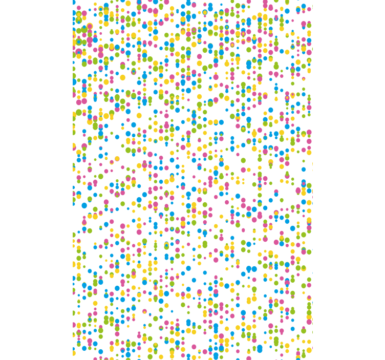 Colorful dots pattern nursery roller blind - TenStickers