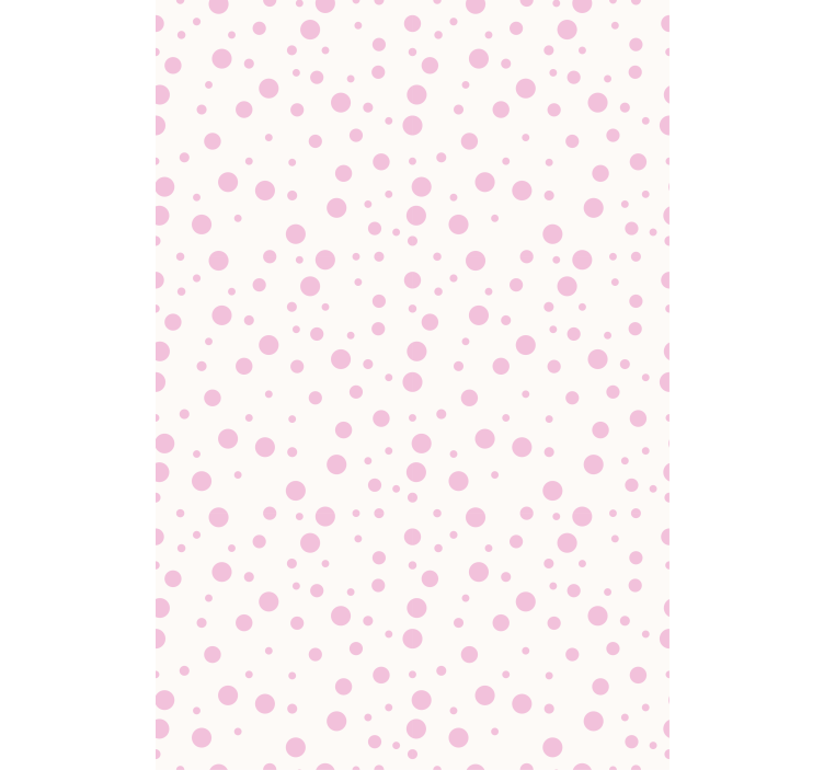 Pink dotted patterns teenage bedroom roller blind - TenStickers