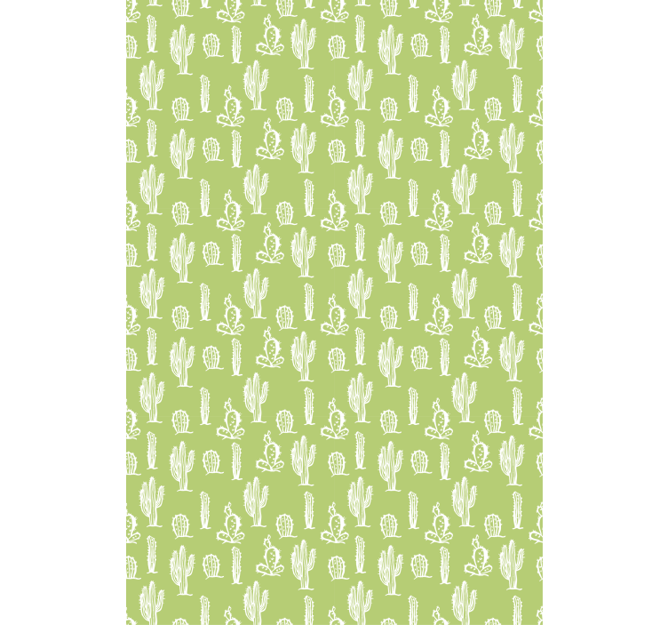Cactus seamless background Bathroom blind - TenStickers