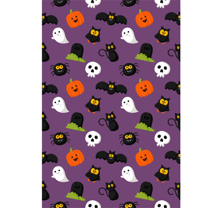 Halloween Themed Characters fun roller blind - TenStickers