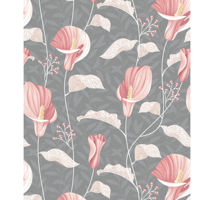 Elegant Blossom Arrangement flowers and plants roller blind - TenStickers