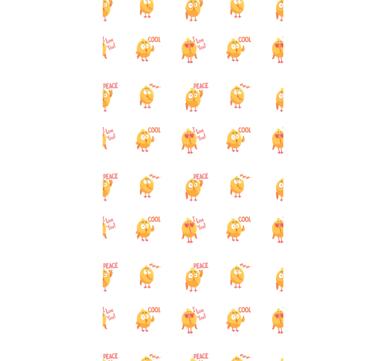 Cute Birds Expressions animal roller blind - TenStickers