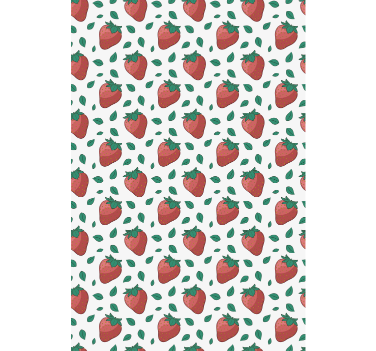 Fresh Strawberry Pattern fruit and vegetable roller blind - TenStickers