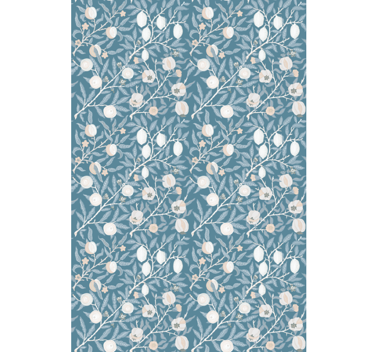 Floral Branches Design flowers and plants roller blind - TenStickers