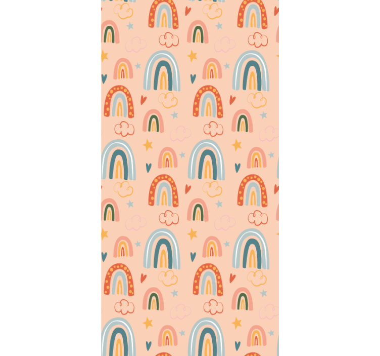 Rainbow pattern delight children room roller blind - TenStickers