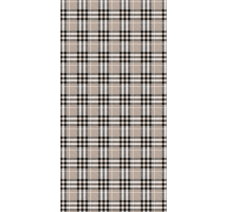Texture and pattern roller blind classic checkered design - TenStickers