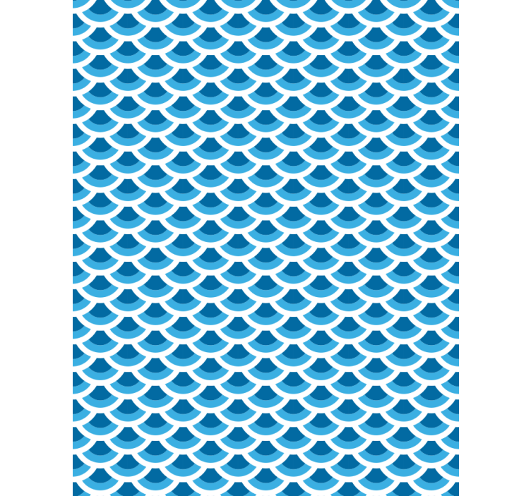 Texture and pattern roller blind ocean wave design - TenStickers