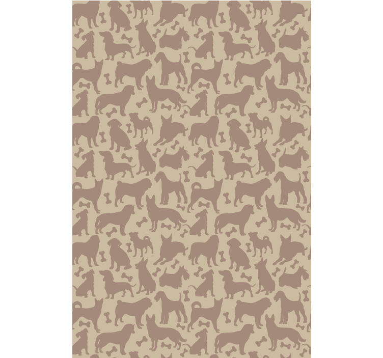 Amazing seamless dog pattern Childrens blind - TenStickers
