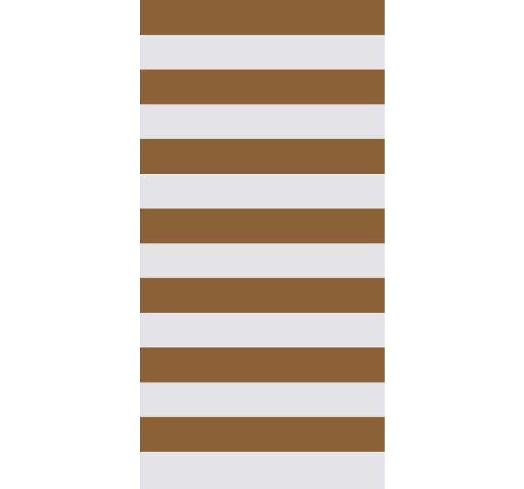 Coffee brown striped color Elegant blind - TenStickers