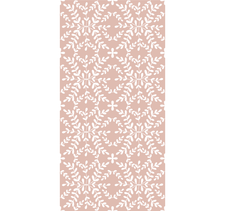 Botanical Leaf Theme flowers and plants roller blind - TenStickers