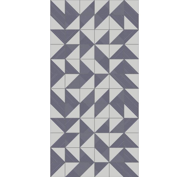 Geometric Patterned Harmony modern roller blind - TenStickers