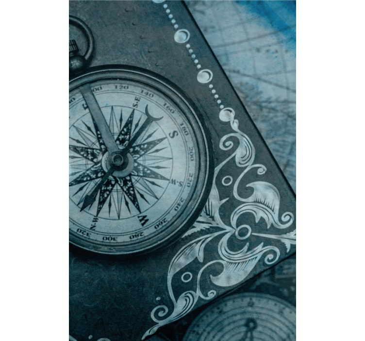 Compass Design Elements roller blind - TenStickers