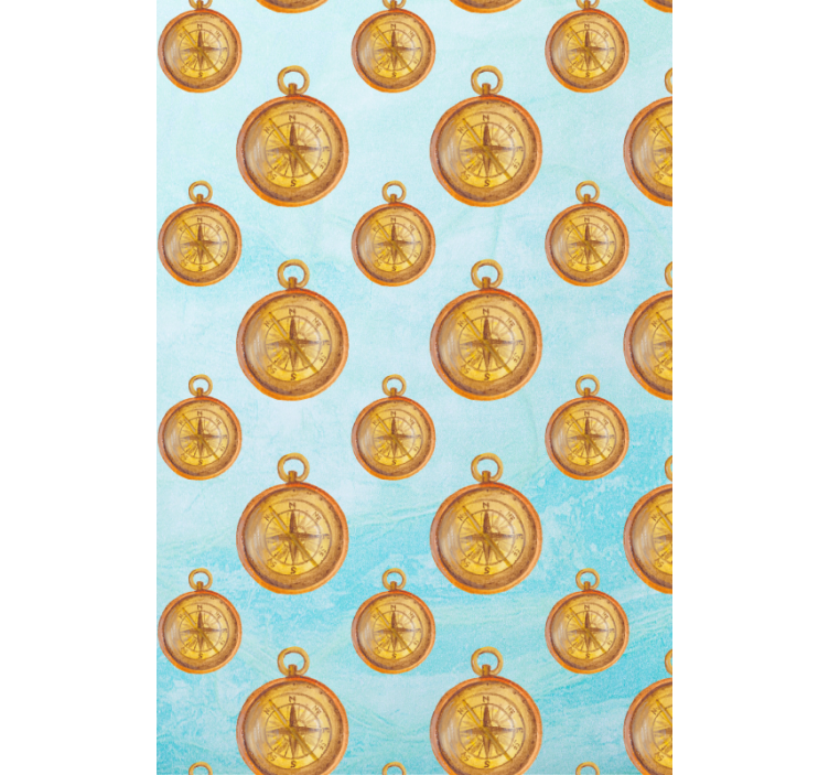 Vintage compass pattern original roller blind - TenStickers