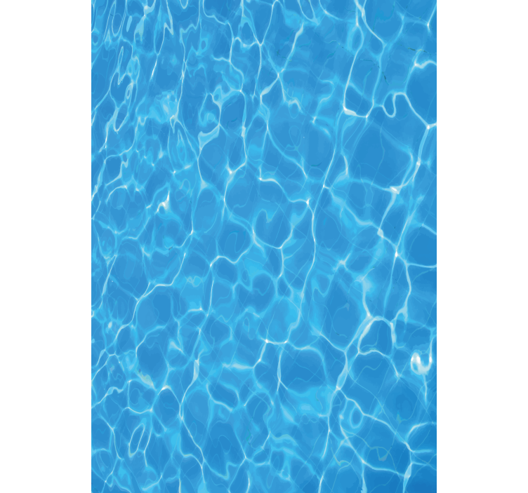 Water surface reflections bathroom roller blind - TenStickers