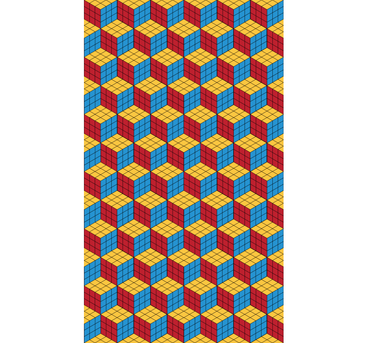 Rubik cube original pattern Other blind - TenStickers