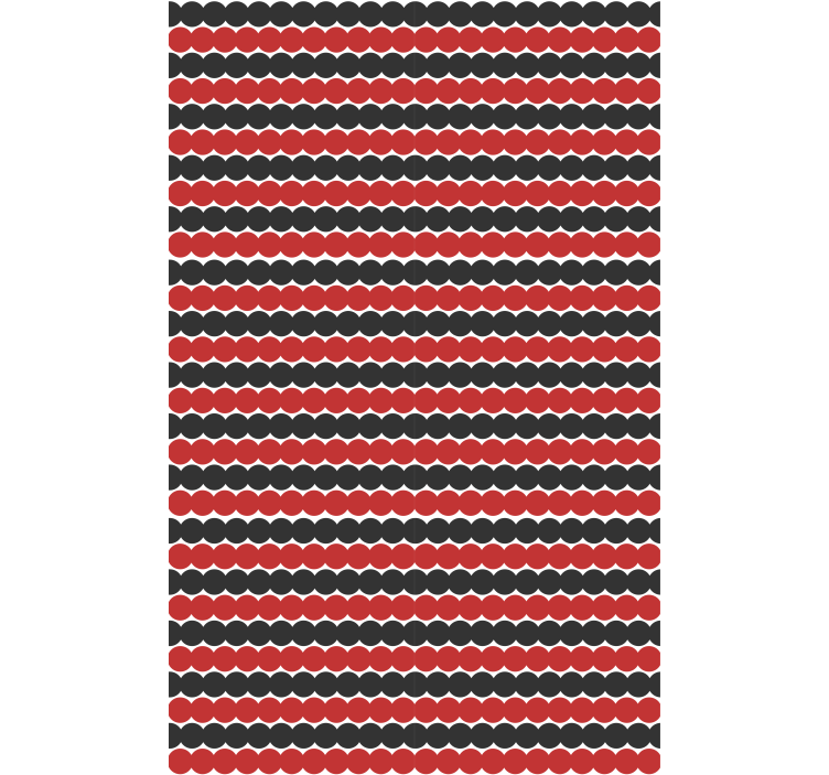 Red and black shapes texture and pattern roller blind - TenStickers