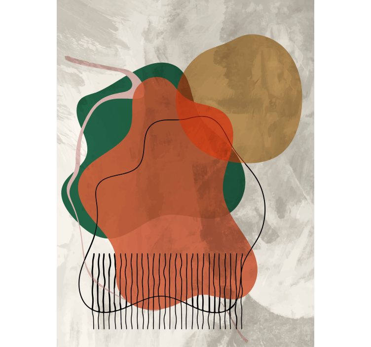 Abstract formations modern roller blind - TenStickers