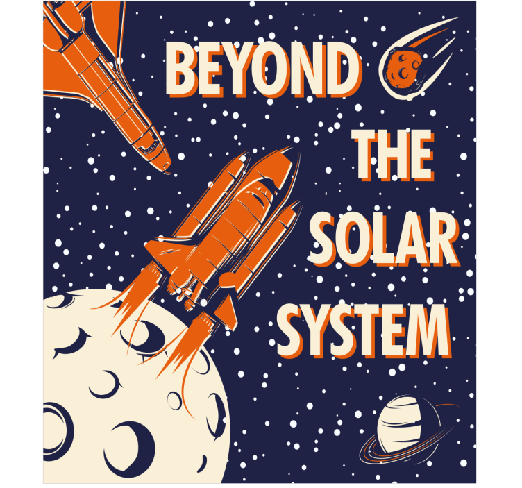 Space Exploration Adventure geek roller blind - TenStickers