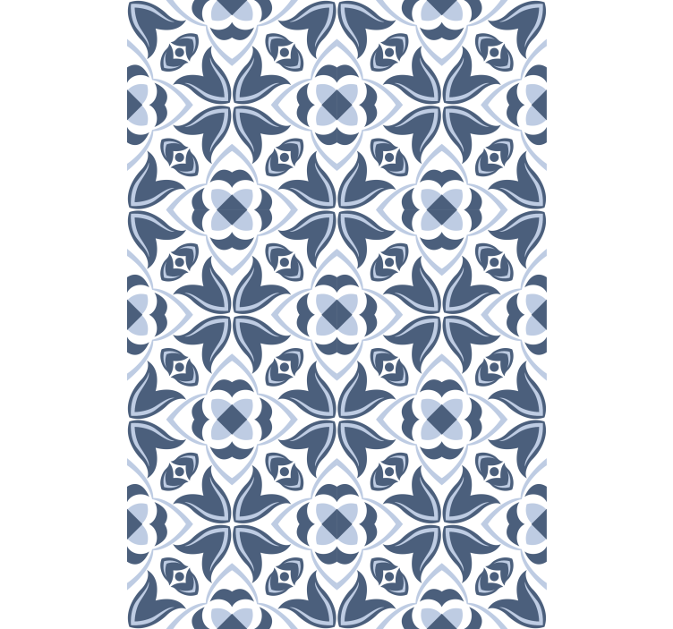 Complex tile theme kitchen roller blind - TenStickers