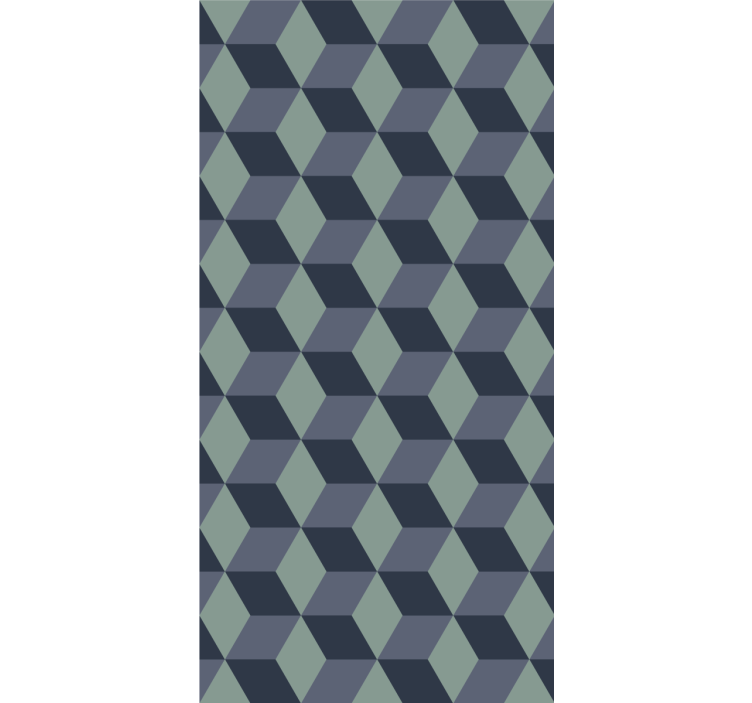 Geometric Figure Organization modern roller blind - TenStickers