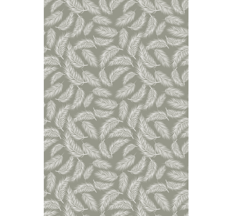 Leaf Patterned Design flowers and plants roller blind - TenStickers