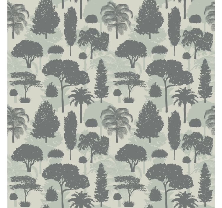 Silhouetted forest pattern tree roller blind - TenStickers