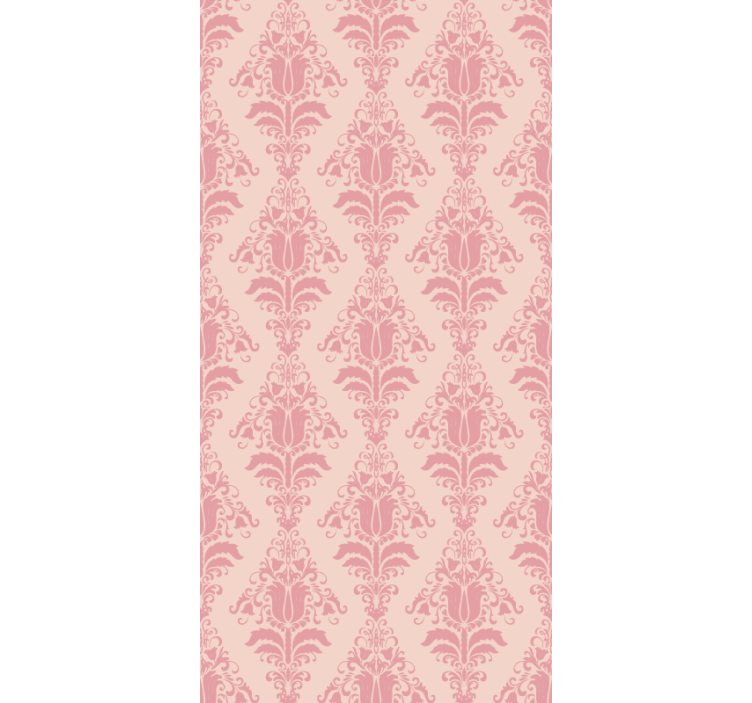 Elegant roller blind in soft pink motif - TenStickers