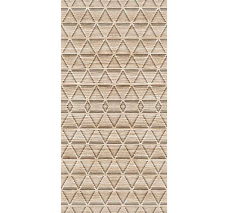 Geometric natural pattern texture and pattern roller blind - TenStickers