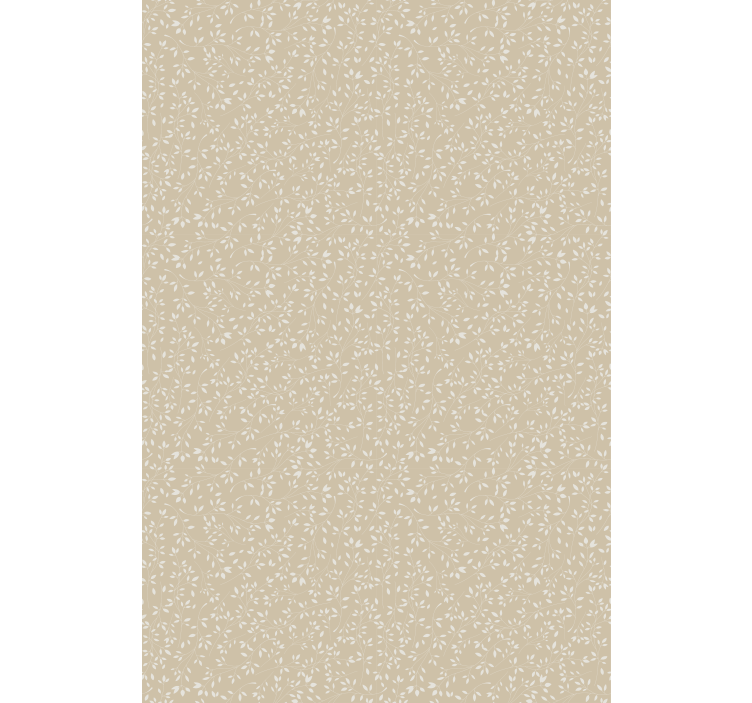 Soft Leaf Theme flowers and plants roller blind - TenStickers