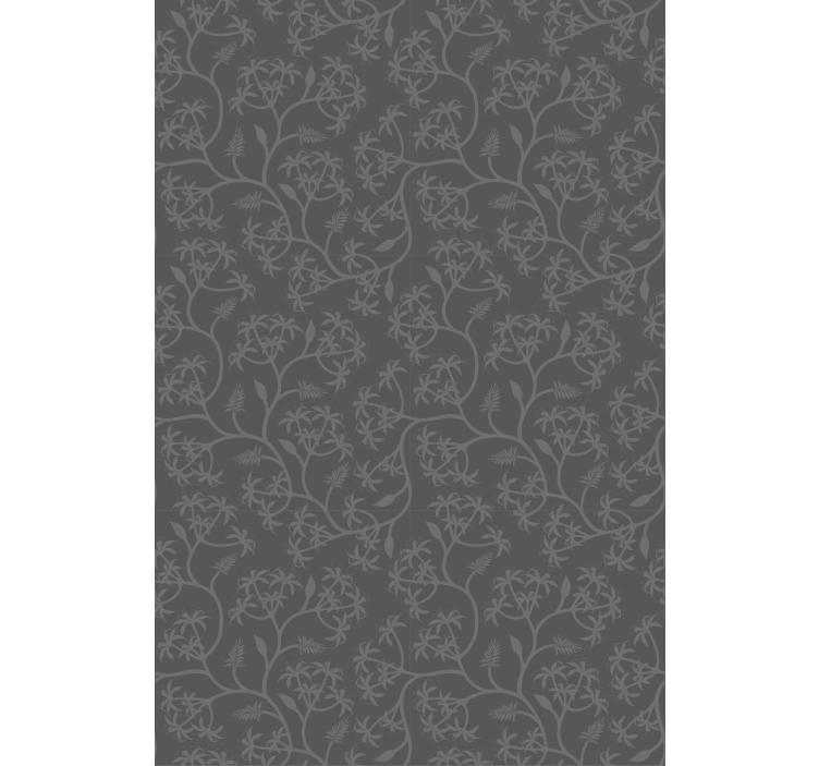 Botanical Climbing Motif flowers and plants roller blind - TenStickers