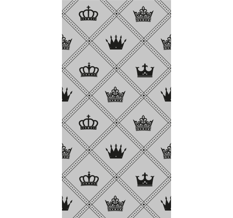 Crown Pattern Design elegant roller blind - TenStickers