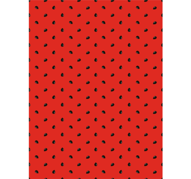 Red Strawberry Pattern fruit and vegetable roller blind - TenStickers