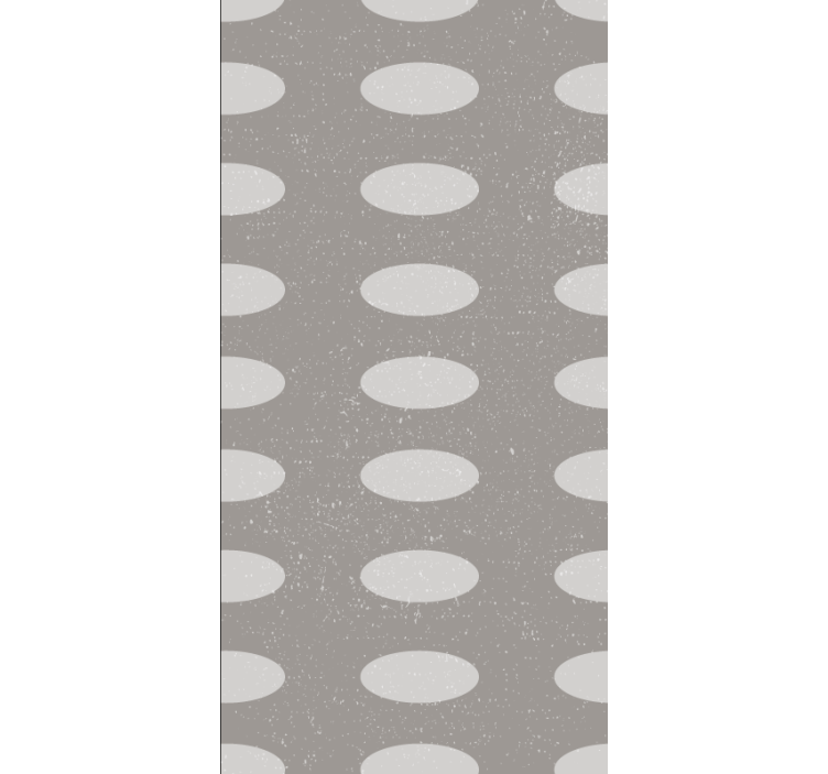 Texture and pattern roller blind oval design - TenStickers