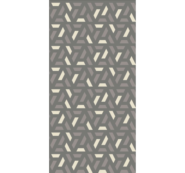 Geometric Neutral Pattern modern roller blind - TenStickers