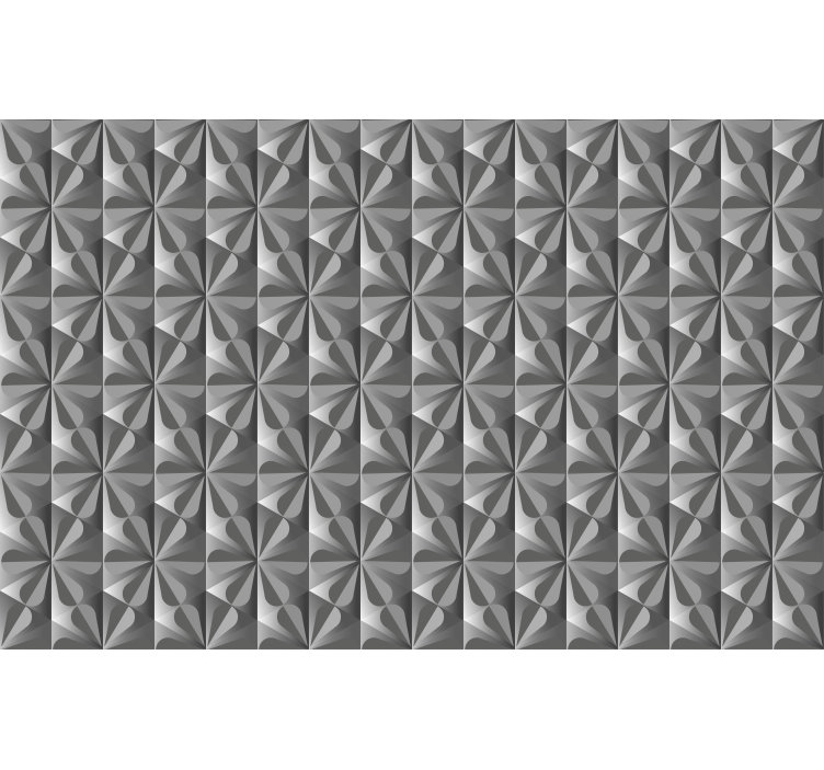 Geometric pattern design texture and pattern roller blind - TenStickers