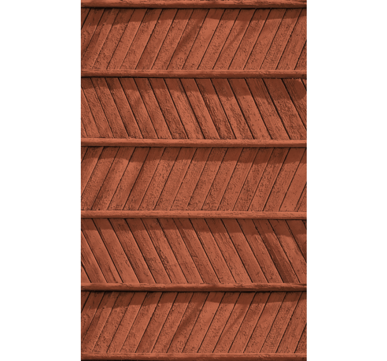 Diagonal wood rustic style blind - TenStickers