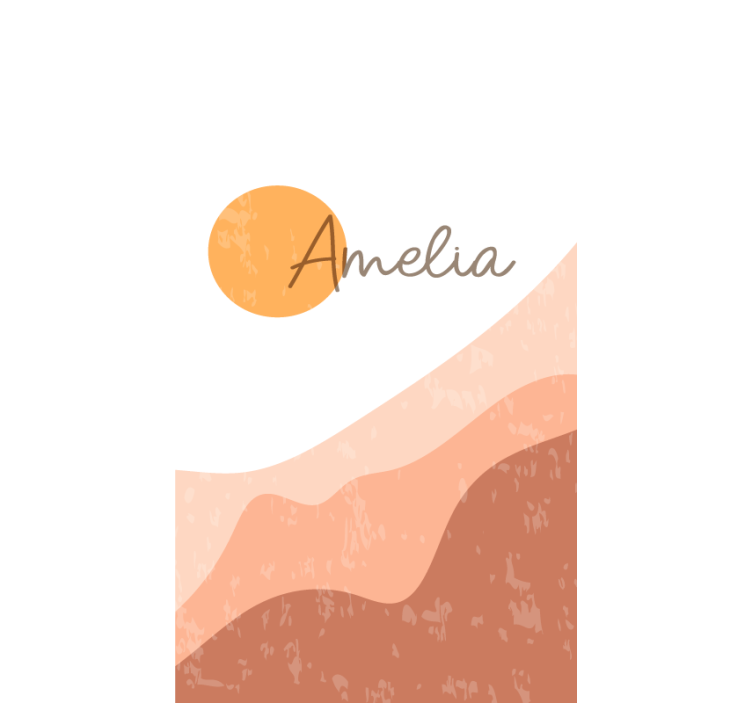 Abstract sunrise design modern roller blind - TenStickers