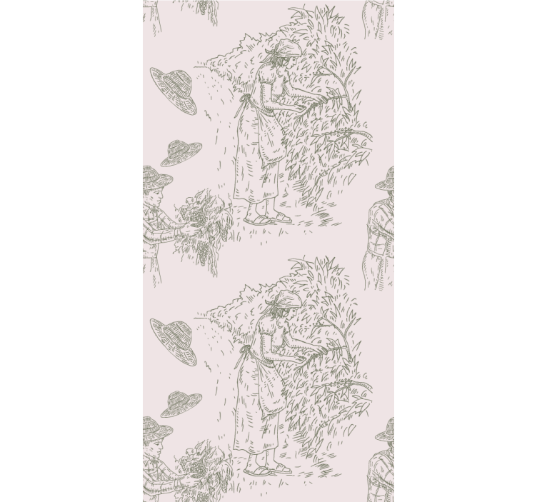 Harvest Scene Vintage elegant roller blind - TenStickers