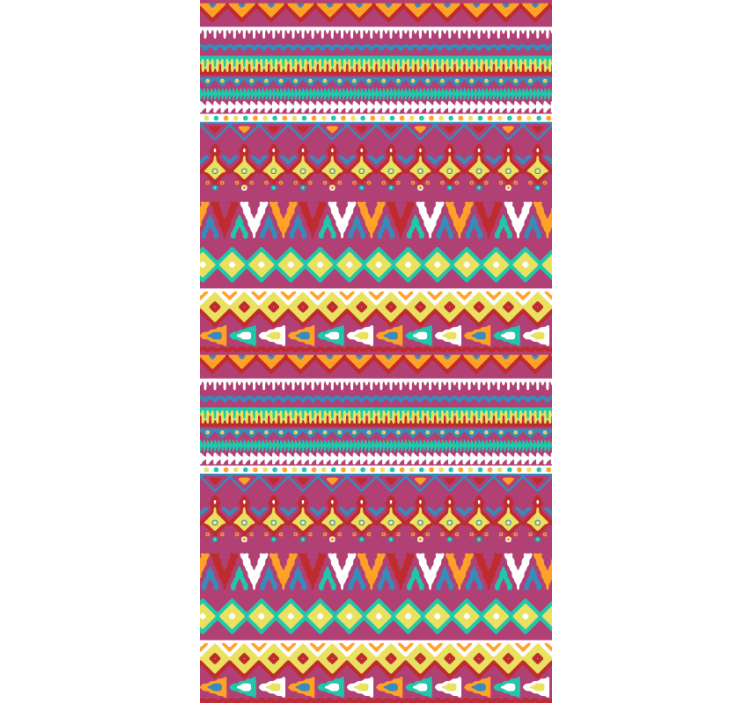 Tribal pattern design original roller blind - TenStickers