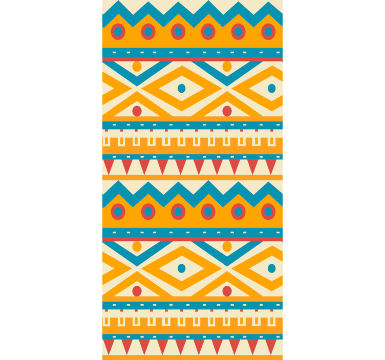 Native American tribal pattern roller blind - TenStickers