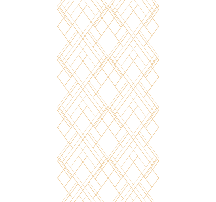 Geometric golden lines elegant roller blind - TenStickers